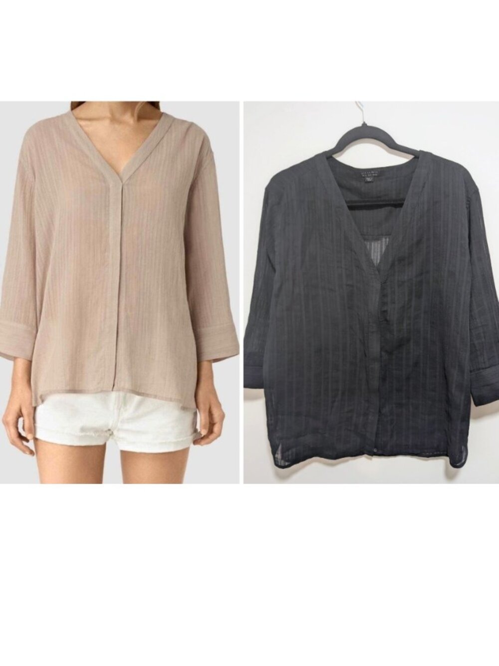 AllSaints | Wairyn Shirt In Black